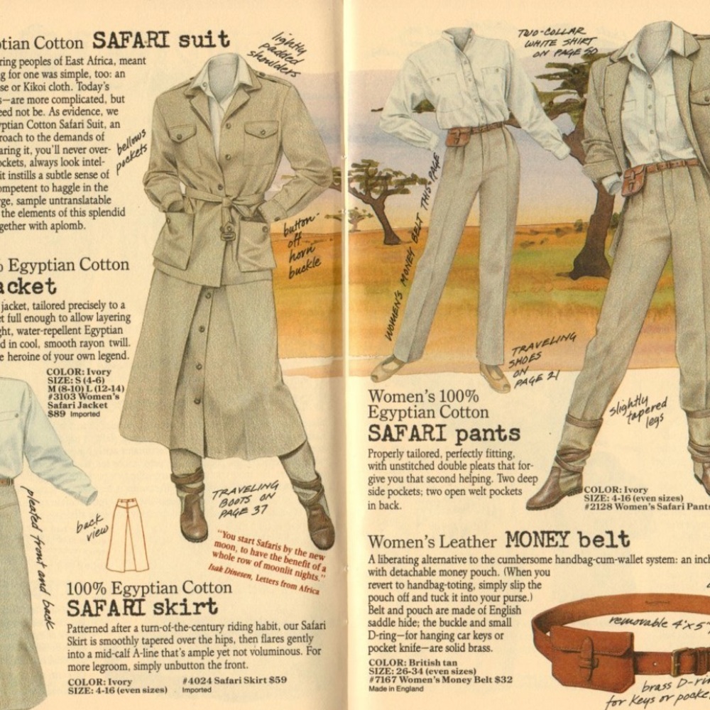 Vintage Banana Republic Safari Collection Trouser